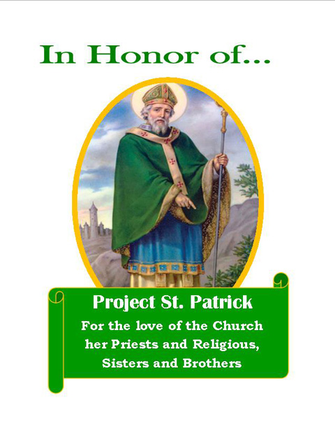 Our new Project St. Patrick Card for All Occasions