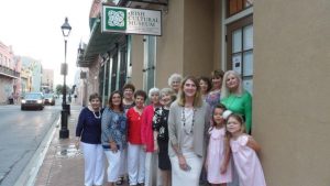 Members of Louisiana’s Margaret Haughery Division, New Orleans at the Irish Cultural Museum.